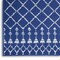 Homeroots 5 x 7 ft. Navy Blue & Ivory Berber Pattern Area Rug 385830 - alternate 6